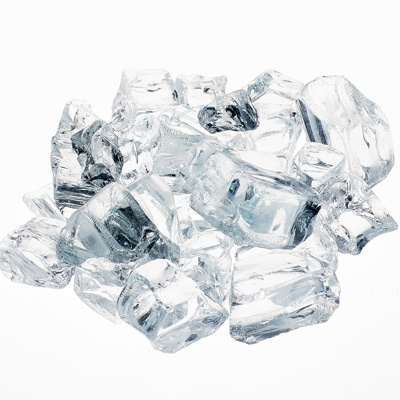 Athena Fireglass 1/2" Krystallo Diamond Reflective Glass Media (Per Pound) (RFG-10-KD)